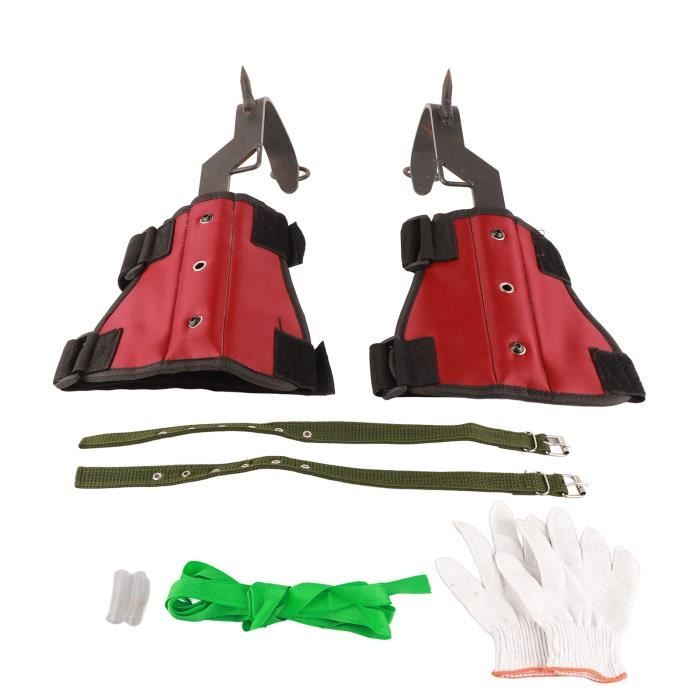 Griffe Élagage Charge 159 kg Grimpette Élagage Hauteur Réglable 40-48,5 cm Crampons d'Escalade d'Arbres Éperons Escalade Aluminium pour Cueillette Fruits, avec Sangles Auto-agrippantes, Harnais | FR Griffe Élagage Charge 159 kg Grimpette Élagage Hauteur Réglable 40-48,5 cm Crampons d'Escalade d'Arbres Éperons Escalade Aluminium pour Cueillette Fruits, avec Sangles Auto-agrippantes, Harnais | FR