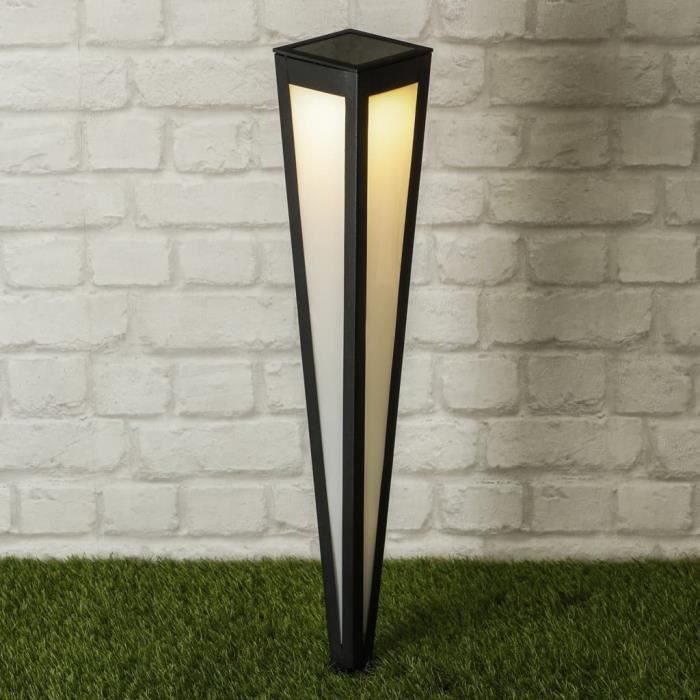 Lampe Hibou solaire avec LED blanc chaud et piquet, Lanternes piquet