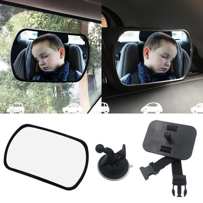 Retroviseur De Surveillance Pour Bebe Miroir De Voiture Pour Bebe Retroviseur Securite Pour Siege Arriere Rotation 360 Fonction Cdiscount Auto