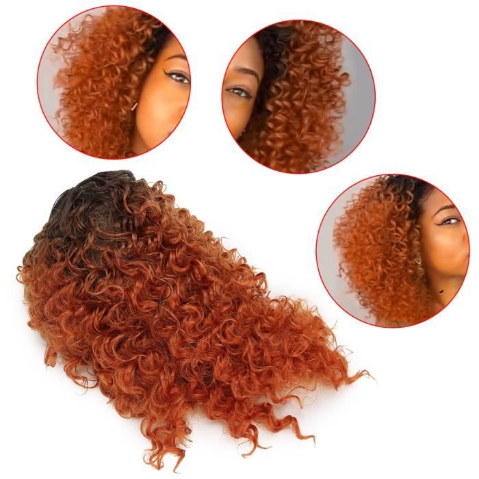 Perruque Ondulée Sans Colle Pour Femmes, Cheveux Humains Humides Et Ondulés, Pré-Coupés, 4X4, Perruque Lace Front Wig