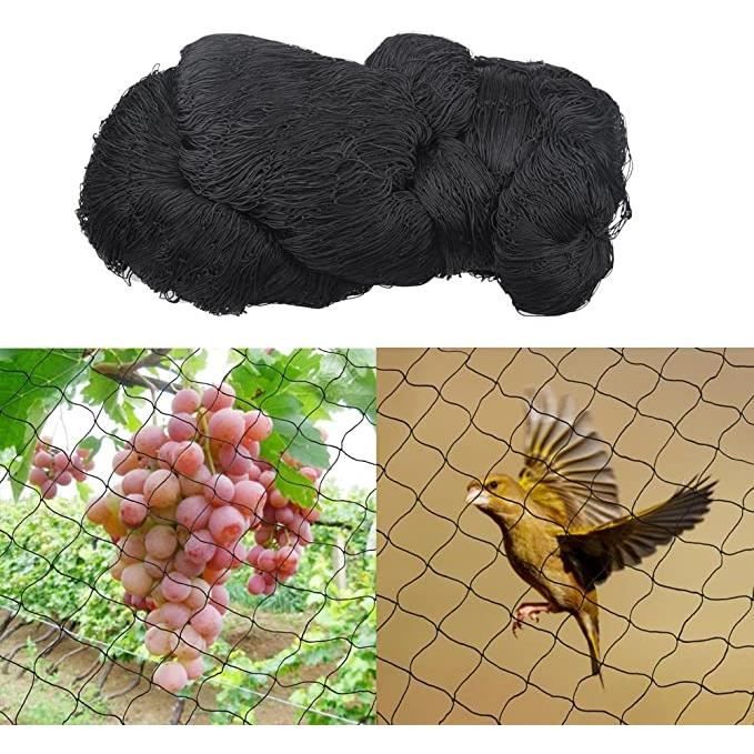 Comparer les prix de ROCK 15m * 15m Anti-oiseaux Filet de volière Maille Noir Protection pour Plante Légume Fruit Étang Jardin