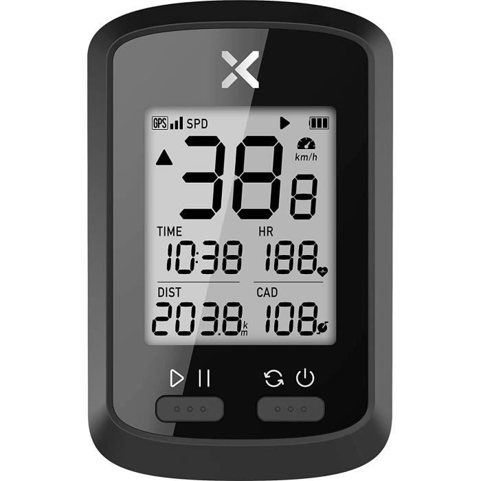 XOSS NAV Compteur GPS Vélo Navigation Routière - Écran 2.4" IPX7 33H Batterie