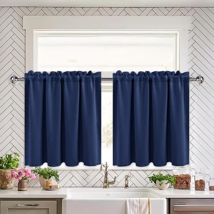 1 PANNEAU BLACK-OUT Valance Rideaux Thermique Isolé Double Couche