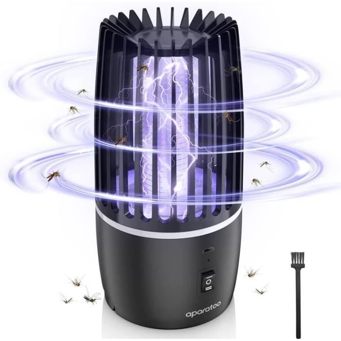 Lampe Anti-Moustique et de Camping 3 en 1 - TRAHOO - USB Rechargeable