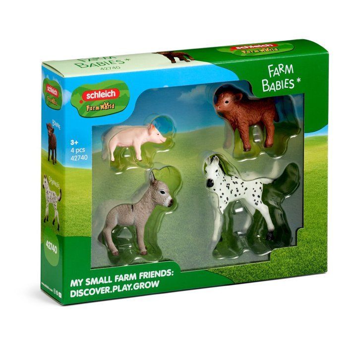 Figurines Mes premiers bébé animaux de la ferme SCHLEICH 42740 Gamme Farm World