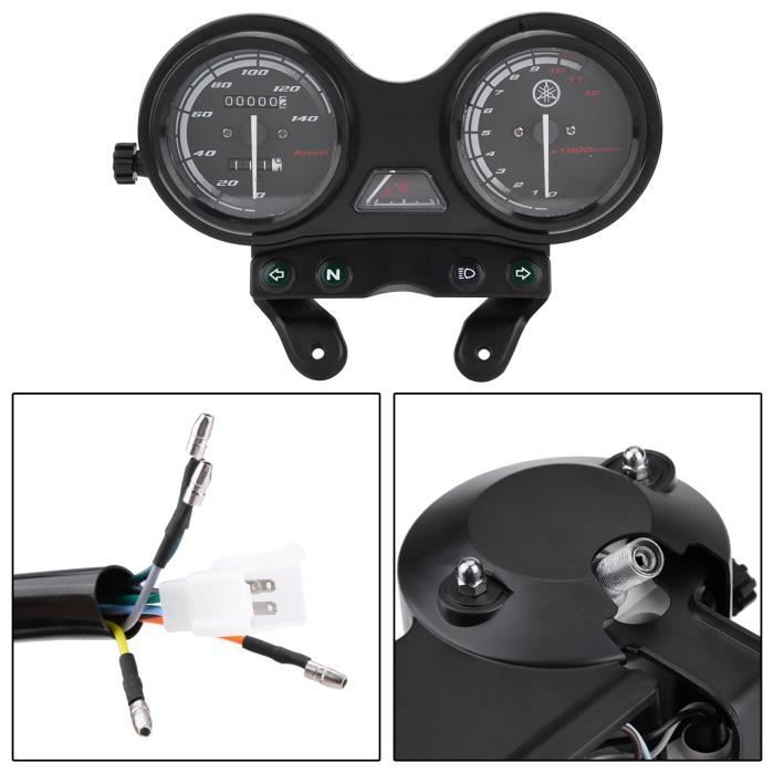 Compteur Kilométrique Moto Duokon 12V Pour YBR 125 - LCD, étanche, Plug & Play ! - 11
