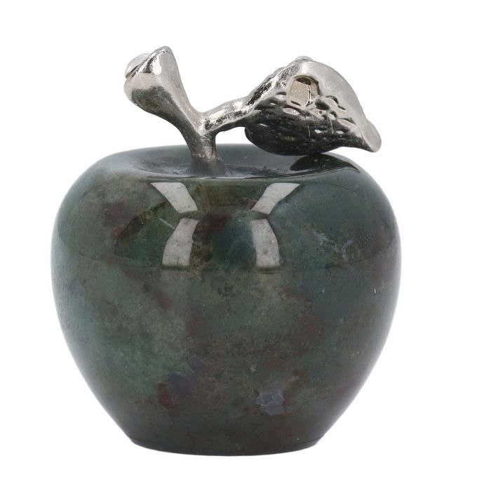 Figurine Pomme Céramique Zerodeko - Noire 11,5x8cm - Décoration Table Moderne