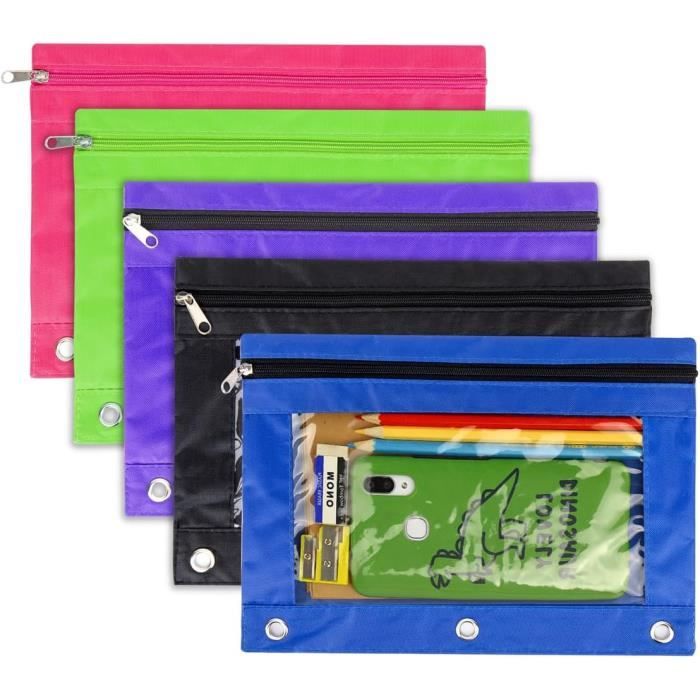 Trousse à Crayons Drapeau Américain – Anti-salissure – Fermeture Zip – 21 Cm - 4