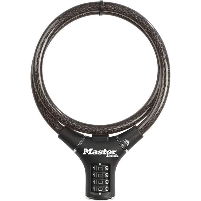 Cadenas à Câblage Verrouillable à Combinaison En Acier De Master Lock 1 Paquet 8143blcdhc 74485132