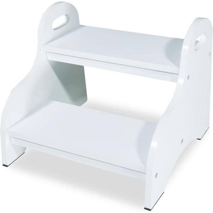 Ronipic Marchepied Enfant 2 Marches Antidérapant - Tabouret Toilette Salle De Bain