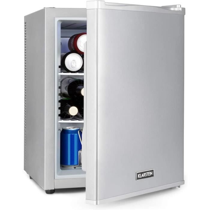 Klarstein Mr. Barbot - Mini Bar Réfrigéré 50 L Avec Roulettes - Pour Boissons, Fêtes, événements