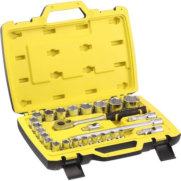 STANLEY STMT82672-0 Jeu De Clés à Douilles Compactes 1/4" 37 Pièces