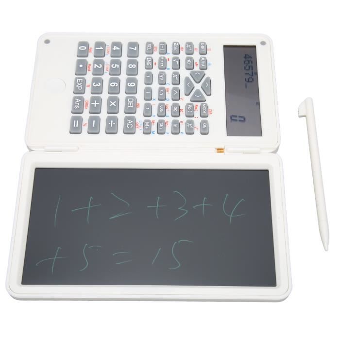 ROATEE Calculatrice Scientifique 82MS Avec Bloc-Notes Pliable - Solaire Et Piles, Idéale Étudiants