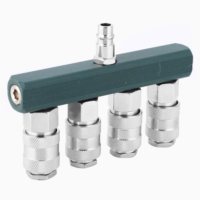 4 Adaptateurs Coupleur Graisseur 1/8 NPT 4 Mâchoires - Pompe à Graisse