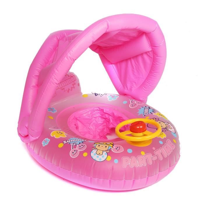 Bebe Bouee Enfant Flotteur Gonflable Anneau Natation Siege Piscine Jouet Eau Rose Cdiscount Jeux Jouets