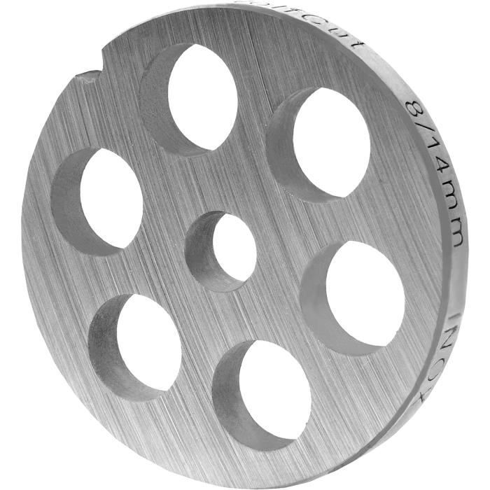 Disco Forato In Acciaio Inox Per Tritacarne Bosch (MFW68660, MUM9 E Altri) – Diametro 62mm, Fori 2-16mm