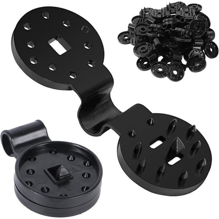 30 Clips De Fixation Résistants Pour Filet D'Ombrage - Attaches Solides Pour Voile Jardin, Serre Et Potager Anti-Vent