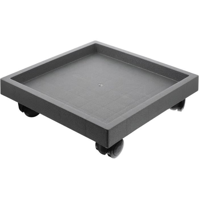 Chariot à Plantes Carré Silverline - 60kg Capacité - Pratique Pour Déplacer Vos Pots Lourds