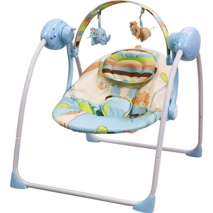 Balancelle Transat Bebe Electrique Sparky Bleu Cdiscount Puericulture Eveil Bebe