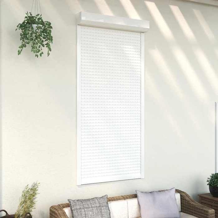 Store Occultant Roulant Blanc MK04 Pour Fenêtre Velux - Rideau Plissé Tamisant Enrouleur