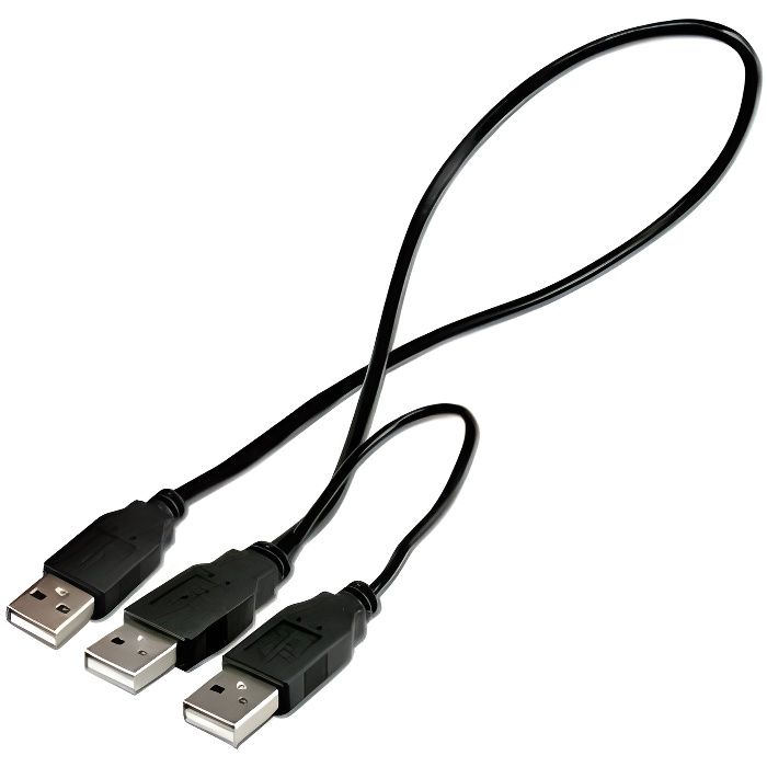 G&BL 1.8m 2.0 2XUSB-A Male 1XUSB-B Mini Male USB Y Cable G&BL 1.8m 2.0 2XUSB-A Male 1XUSB-B Mini Male USB Y Cable