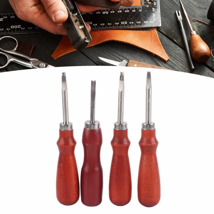Sonew chanfrein de bord en cuir Coupe-bordure en cuir de qualité