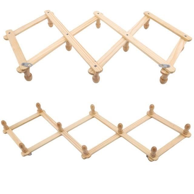 Porte-vêtements En Bois Pour Poupée Labubu - Cintre Et étagère Miniature - 6 Crochets - 9