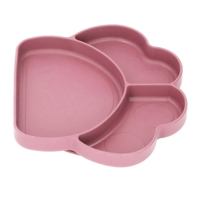 Assiette en silicone pour bébé - Panda - Ventouse - Souple et sûr