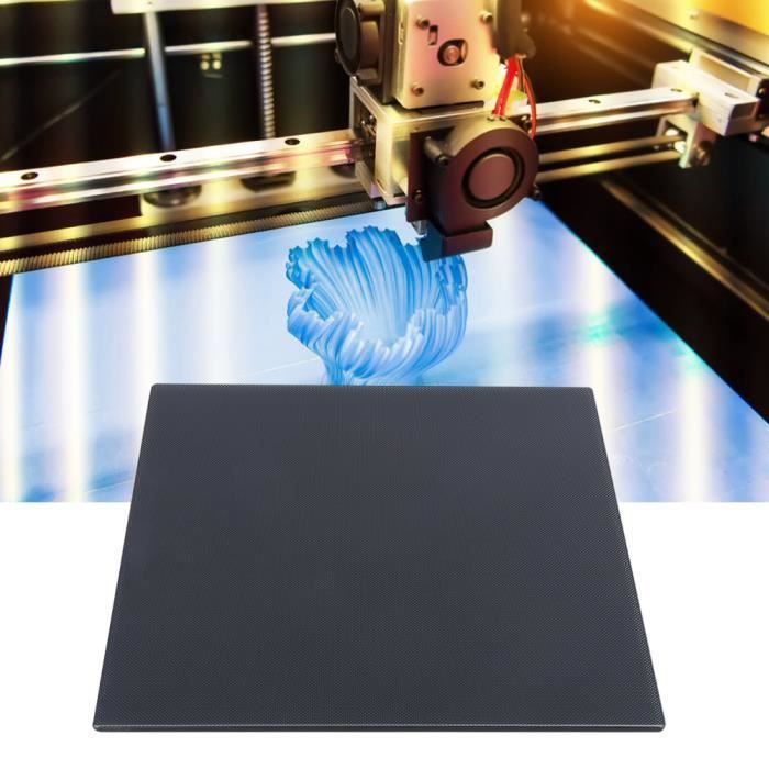 Plateau Imprimante 3D En Verre Trempé - 320x310mm, Adhérence élevée, Démoulage Facile (CR10, Ender 3 Max)