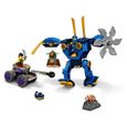 LEGO® NINJAGO 71740 L'Électrorobot de Jay, Jouet de Voiture Ninja, avec 2 Figurines, Dès 4 Ans-1