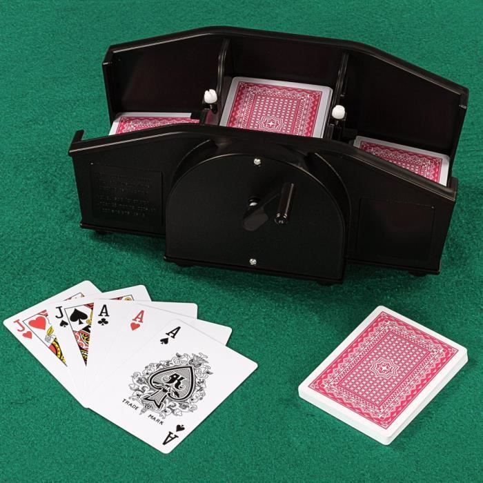 Machine de mélange automatique de cartes à jouer de mélangeur de carte  électronique de de Poker de LIOOBO MALETTE - COFFRET POKER - Cdiscount Jeux  - Jouets