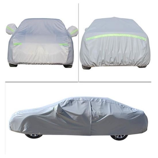 Housse De Protection Pour Galerie De Toit Voiture - Tissu Oxford 210D - Tailles 170x145cm à 270x145cm - Imperméable Et Résistante - Installation Rapide - Rangeable Compact