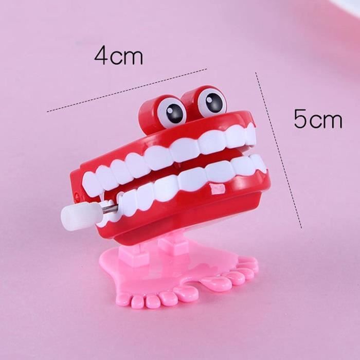 SOIMISS – 7 Jouets Mécaniques à Remonter (dents Rigolotes) – Pour Garçons Et Filles – Idéal Pour Fêtes Et Amusement