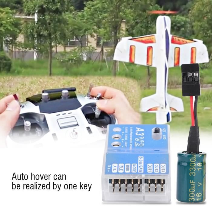 VINGVO Contrôleur LED quadrirotor Contrôleur de bande lumineuse LED pour modèle d'avion RC