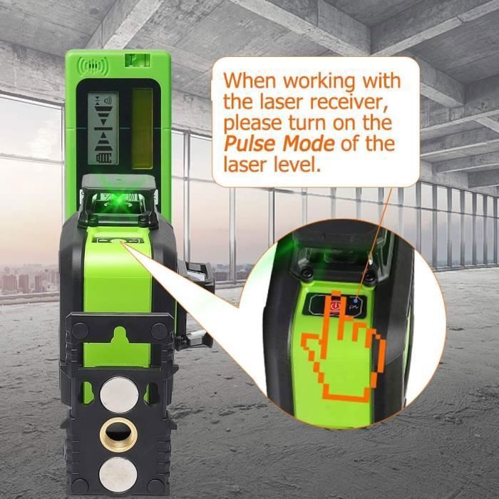 Détecteur Laser Huepar Pour Niveau Laser Impulsé Récepteur