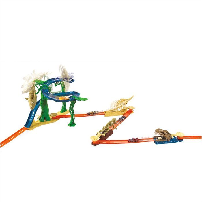 Hot Wheels MATTEL Mega Dino Challenge Circuit avec 1 voiture Mixte A partir de 3 ans Cdiscount Jeux Jouets