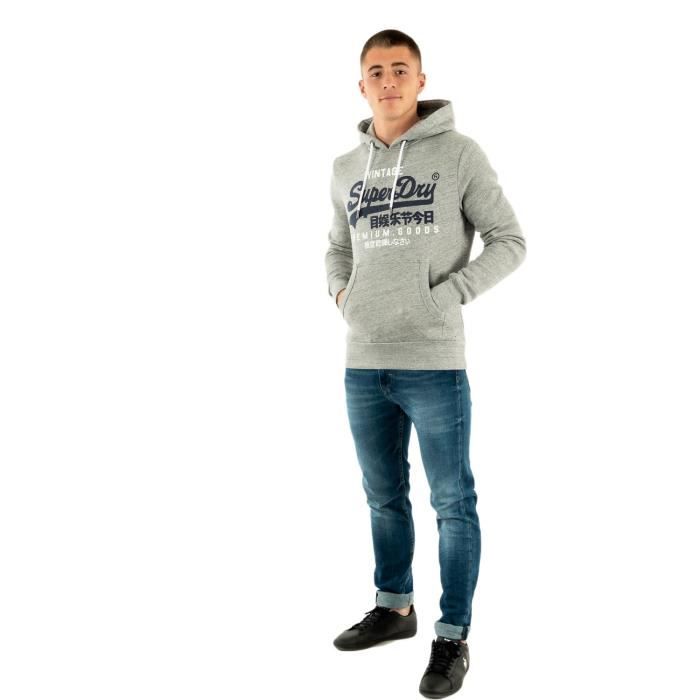 Sweat à Capuche SuperDry Vintage VL Classic Hood - Doré/or