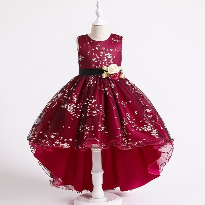 Robe rouge fille 12 ans 2025