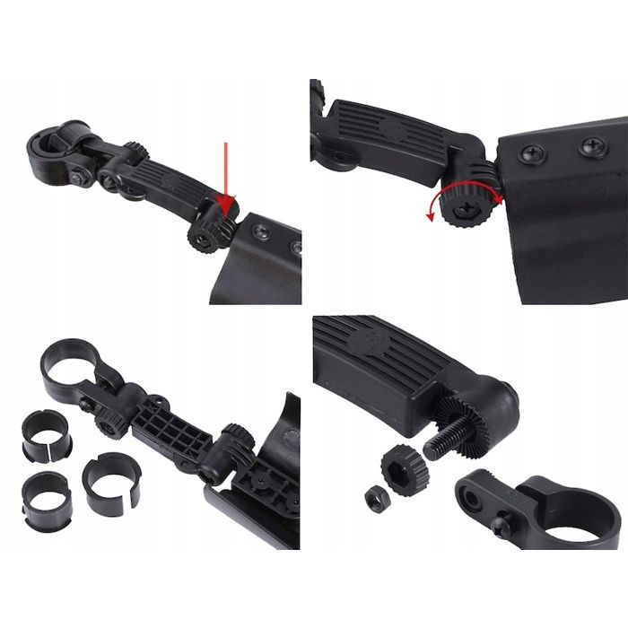 Kit Garde-Boue VTT 12 Pièces – Protection Anti-éclaboussures, Montage Facile, Compatible Tout Vélo (32x14x4 Cm)