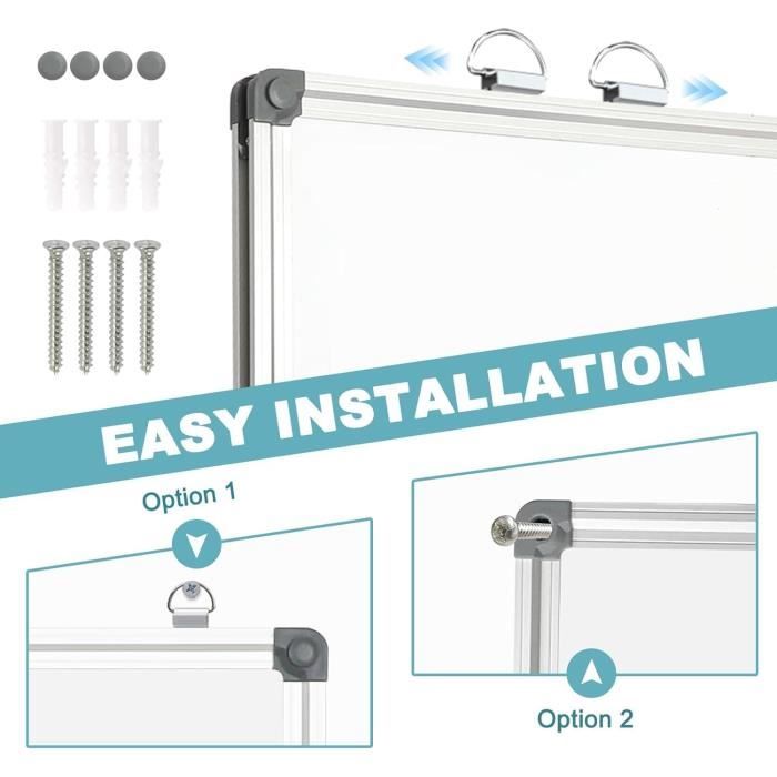 Tableau Blanc Tableau Magnétique Home Tableau Effaçable Aimanté avec un ...