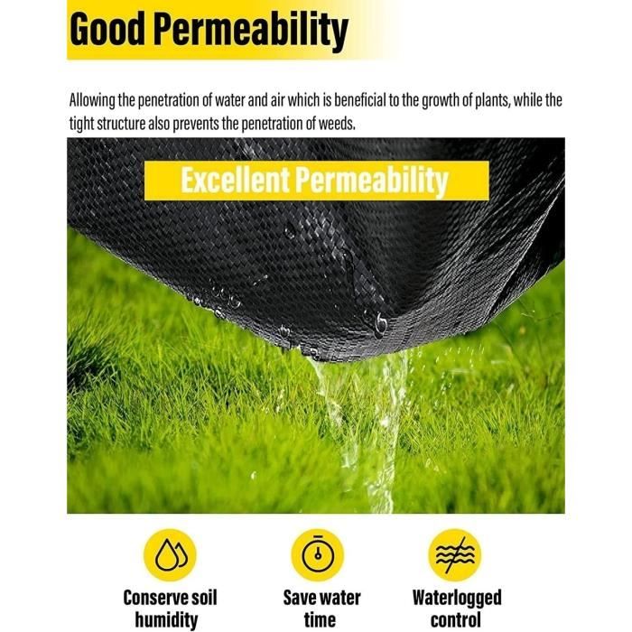 Toile De Protection Contre Les Mauvaises Herbes Pour Jardin