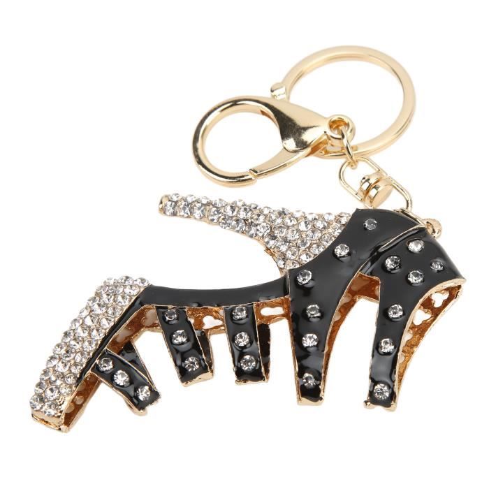 TD® Porte-clé bijoux femme en forme de voiture cuivre décoration