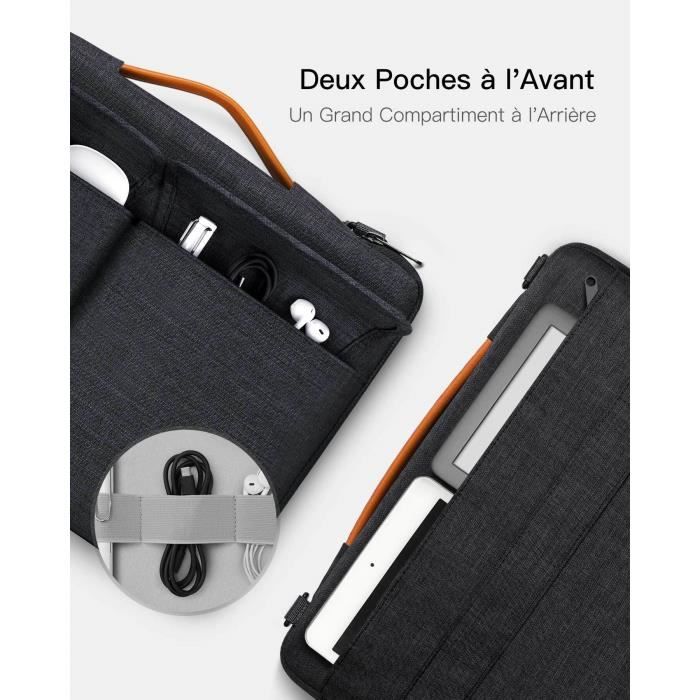 Inateck Sacoche Ordinateur Portable 13 Pouces pour MacBook Pro M3 14 Pouces  2023, MacBook Air Pro 2022 M2 2021 2020 M1 - 2018 - Cdiscount Informatique