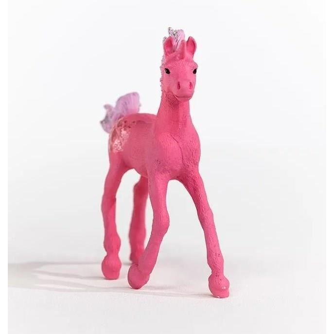 Schleich 70740 Figura Unicornio Bubble Gum – Coleccionable De La Línea Bayala, Con Marca De Pelo Especial, Para +3 Años