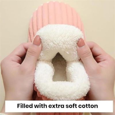 Pantoufles En Peluche Pour Femme – Semelle Mémoire De Forme – Antidérapantes – Unisexe – Douces Et Chaudes