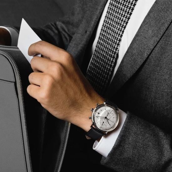 FEICE Montre Bracelet a Quartz en Cuir 24H Multifonctionnel pour Homme Mouvement Japonais Verre Bombe FS021 Cadran blan Bracelet noir Achat vente montre Homme Adulte Blanc Cuir Cdiscount