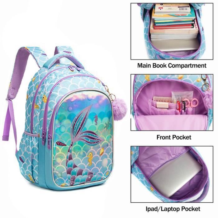 Cartable Fille Primaire Cartable Sir ne Sac Dos Filles Enfants