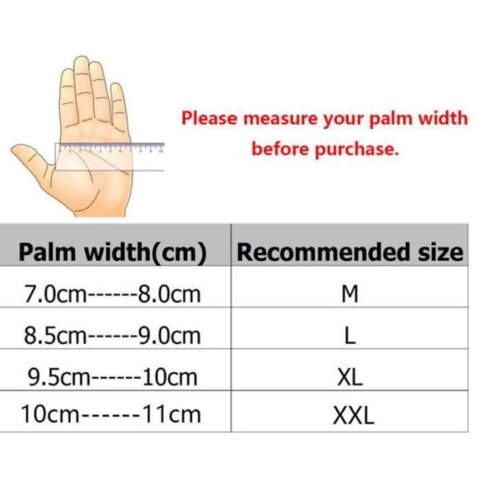 Gants 1PROTECT Extra Larges – Doigts Complets, Protection Articulations – Neuf