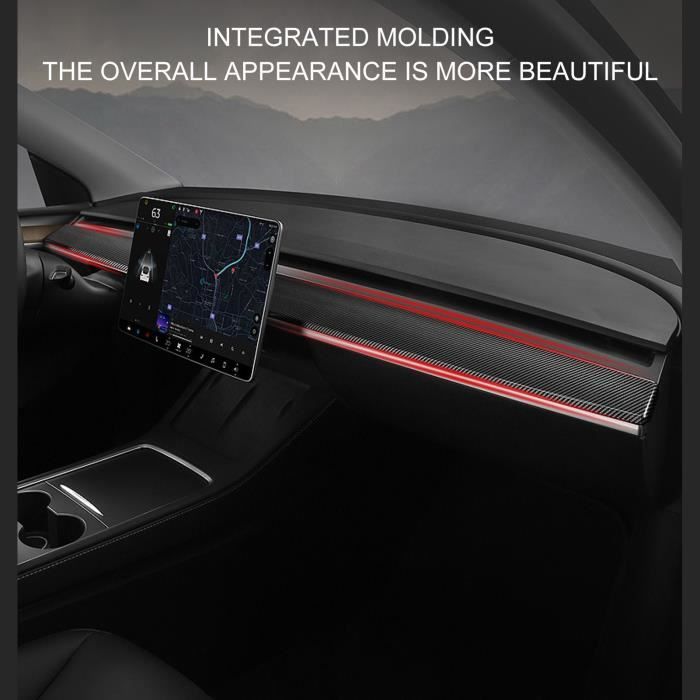  Tapis Couverture Tableau Bord Voiture pour Tesla Model