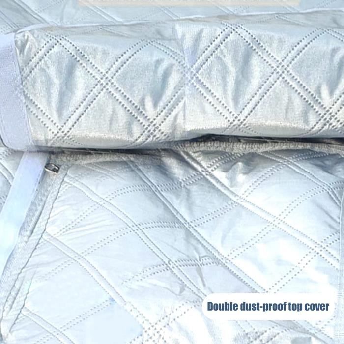 Housse Protection IBC 1000L 420D – Bâche Réservoir Eau Anti-UV Anti-Pluie Anti-Poussière – Zip + Cordon – 120x100x116 Cm Vert